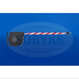 Kaseta ścienna z taśmą ostrzegawczą biało-czerwoną 20 m WU-20RW