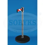 Słupek odgradzający z taśmą 2,3m lub 3,6m 50TR - 4