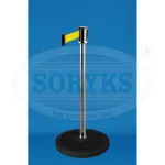 Słupek odgradzający z taśmą 2,3m lub 3,6m 50TR - 3